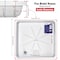 American Built Pro Washing Machine Pan, 30 in x 28 in Durable HDPE Plastic, White, Undrilled w Drain Hose Adapter WMSP-1Und - alternate 4
